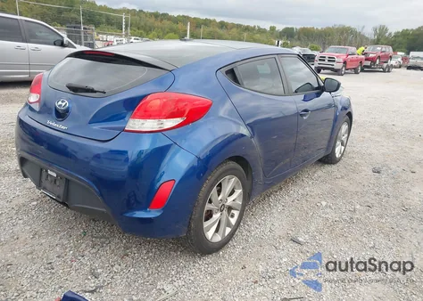 2016 Hyundai Veloster из США, поврежденный, VIN KMHTC6AD7GU268941